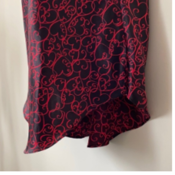 Backless BLK/RED Nightgown, M.  *P1033 - Picture 4 of 9